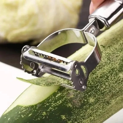 Premium Stainless Steel Vegetable Grater & Peeler
