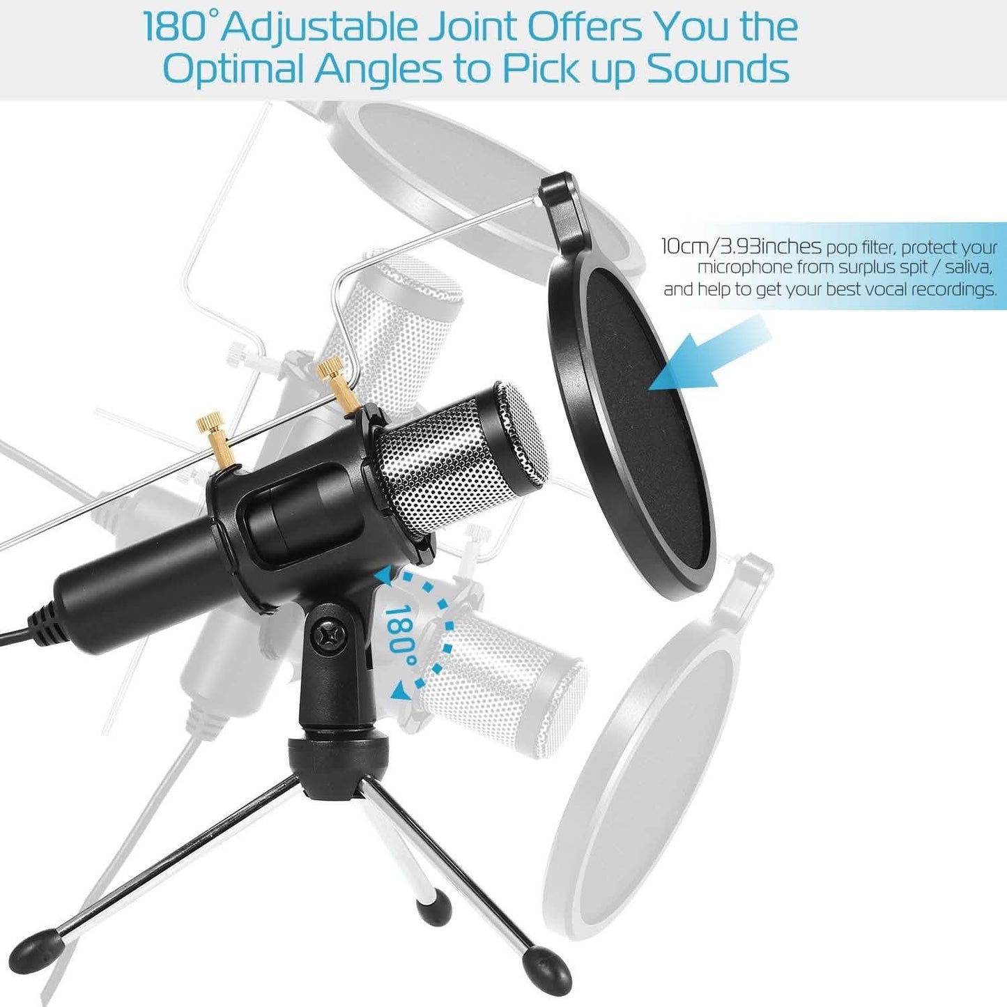 Professional Condenser Studio Recording Microphone