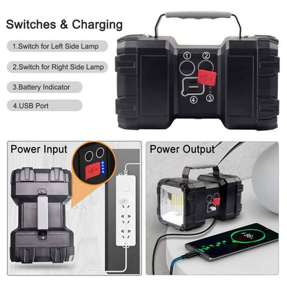 Rechargeable LED Spotlight Flashlight