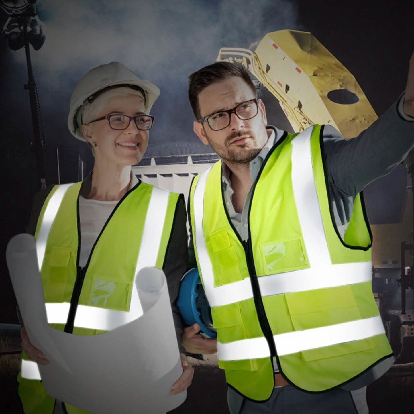 Reflective Safety Vest High Visible Waistcoat
