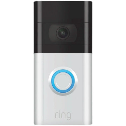 Ring - Video Doorbell 3 - Satin Nickel