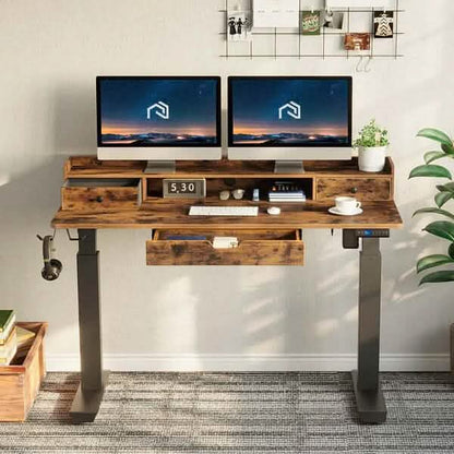 Rolanstar Single Motor Free Standing Electric Height Adjustable Desk