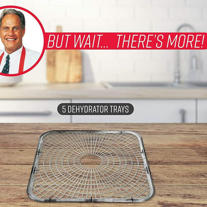Ronco Turbo EZ-Store 5-Tray Dehydrator with Convection Air Flow