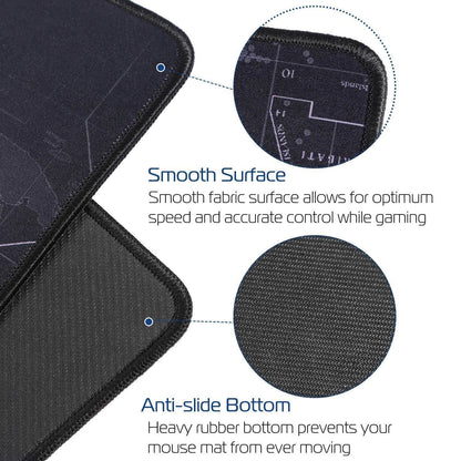 Rubber Base Large Gaming Mousepad