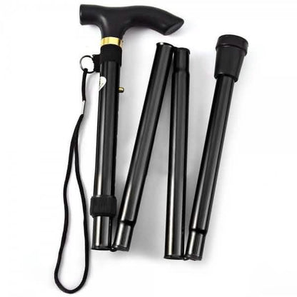 Portable Aluminum Folding Walking Travel Stick Cane