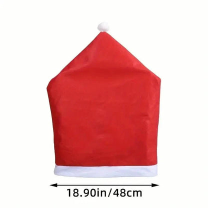 Santa Hats Dining Chair Covers Slipcover