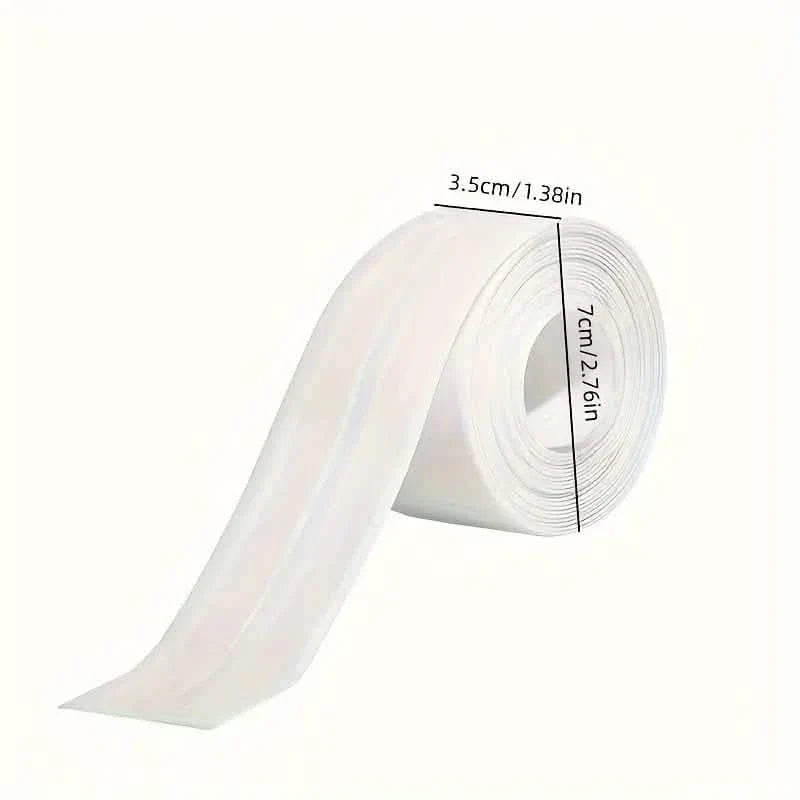 Self-Adhesive Waterproof Caulk Strip - Moisture-Resistant Sealing Tape for Kitchen & Bathroom