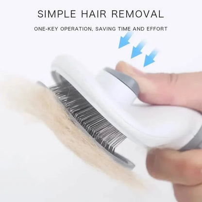 Self Cleaning Slicker Brush Suitable for Pets with Long or Short Hair