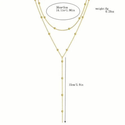 Sexy Tribal Style Iron Chain with Dangling Tassel Pendant