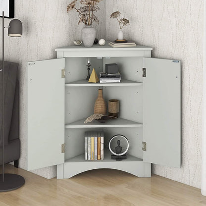 Shelf Corner Locker Triangle Corner Cabinet