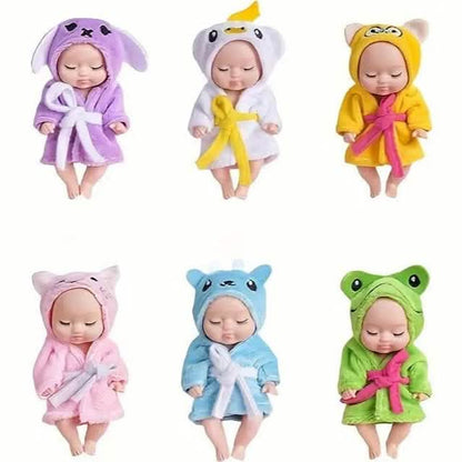 Sleep Simulative Rebirth Princess Dolls in Bathrobes