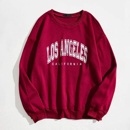 Slogan Graphic Thermal Lined Sweatshirt
