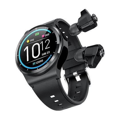 Smart Watch with Earbuds 1.28 inch Waterproof Bluetooth Fitness Watch