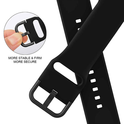 Soft Silicone Sport Wristbands Replacement Strap with Classic Clasp