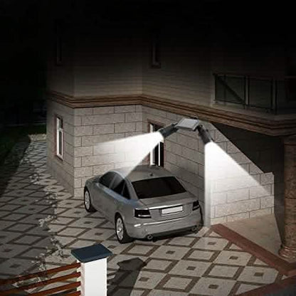Solar Motion Sensor Twin Floodlight