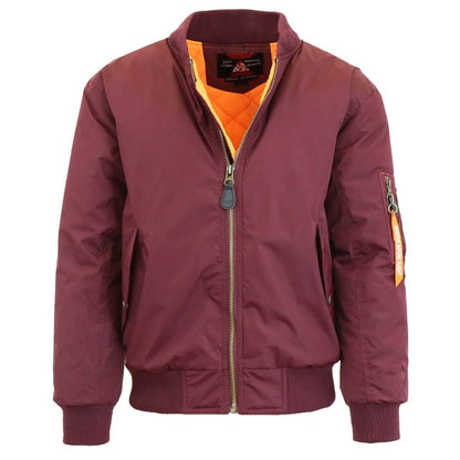 Spire by Galaxy Men's Heavyweight MA-1 Bomber Jacket