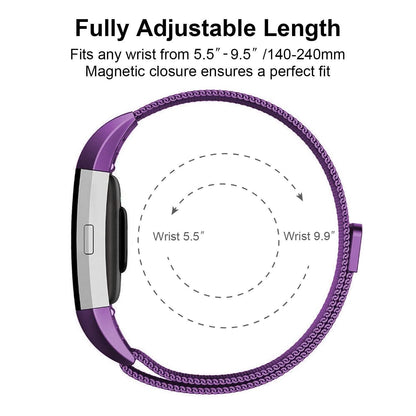 Stainless Steel Mesh Milanese Loop Band for Fitbit Charge 2