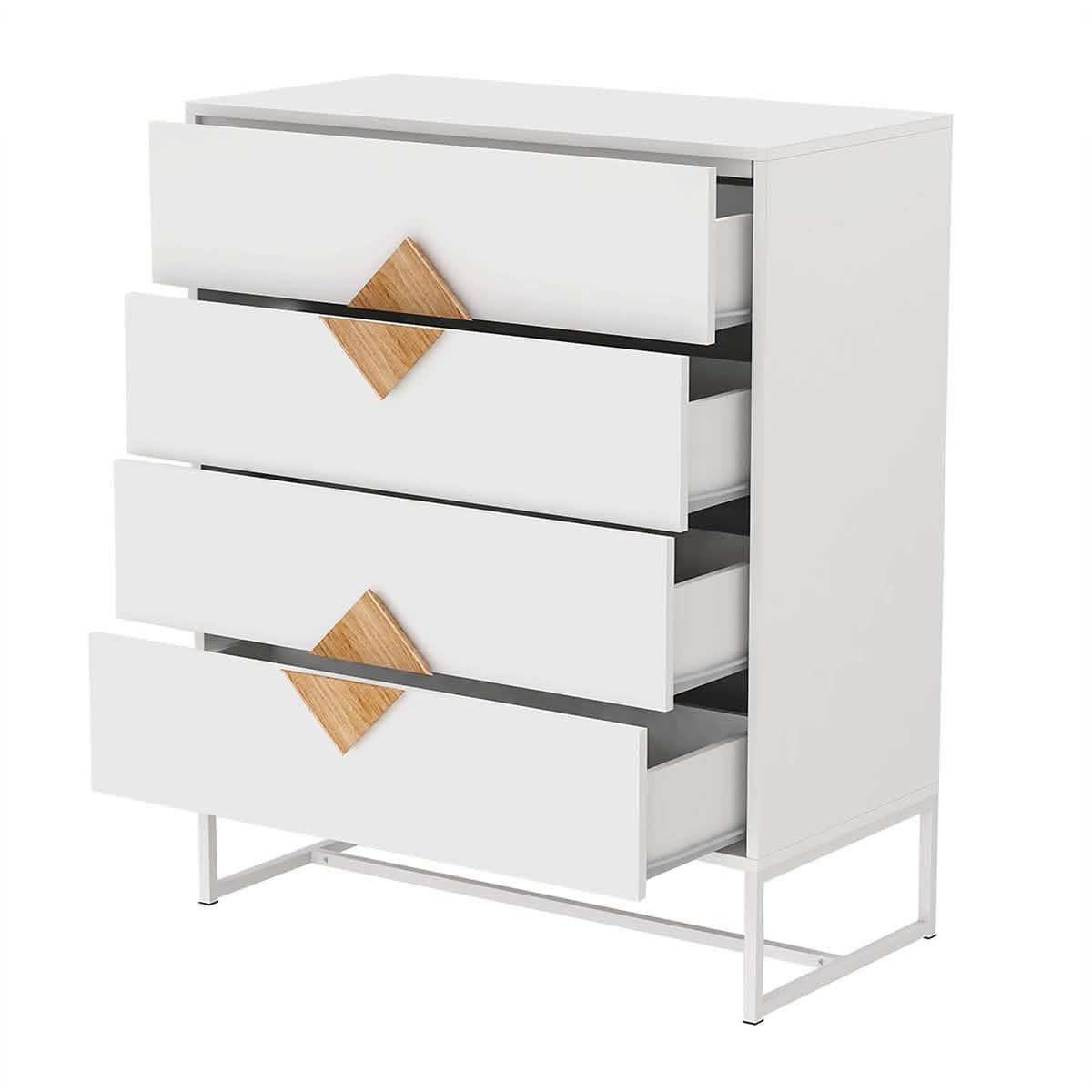 Storage Sideboard Cabinet White