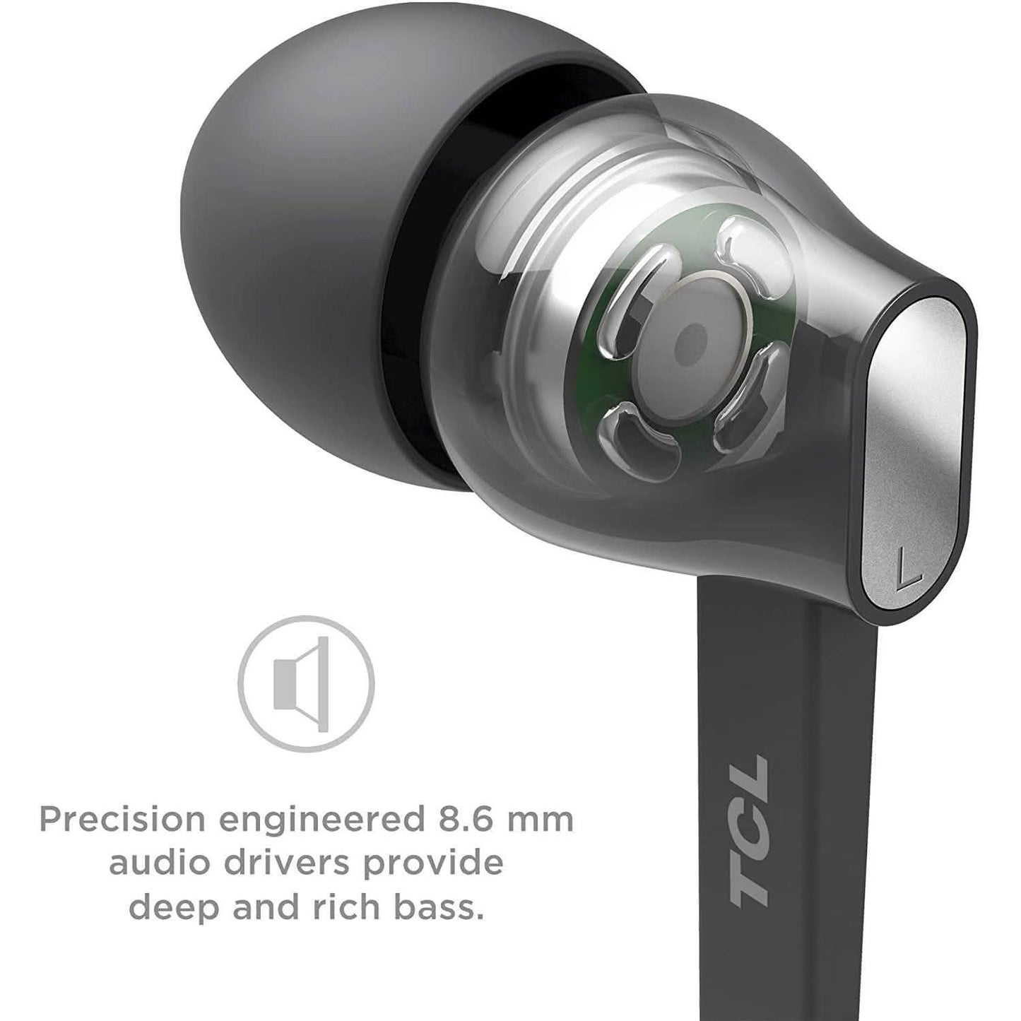 TCL MTRO100BT Wireless in-Ear Earbuds Noise Isolating Bluetooth Headphones (Refurbished)