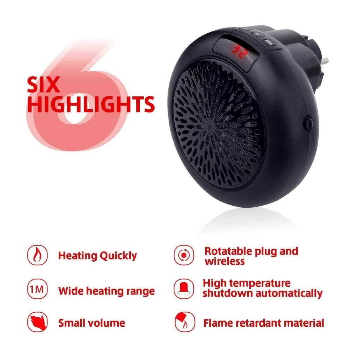 Tonha Portable Heater Fan