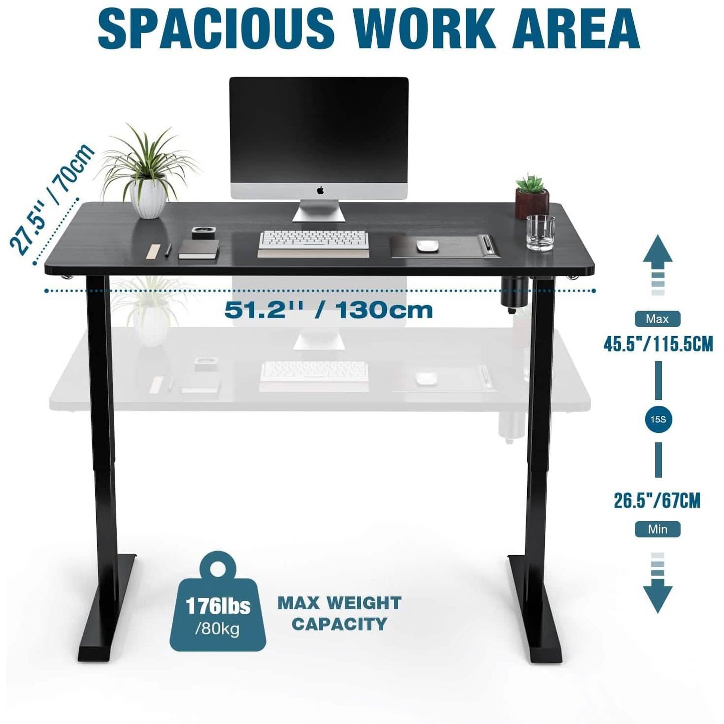 TTKK Electric Standing Desk