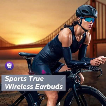 TWS Bluetooth Earphones with Microphones Sport Ear Hook LED Display