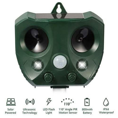 Ultrasonic Animal Repeller Solar