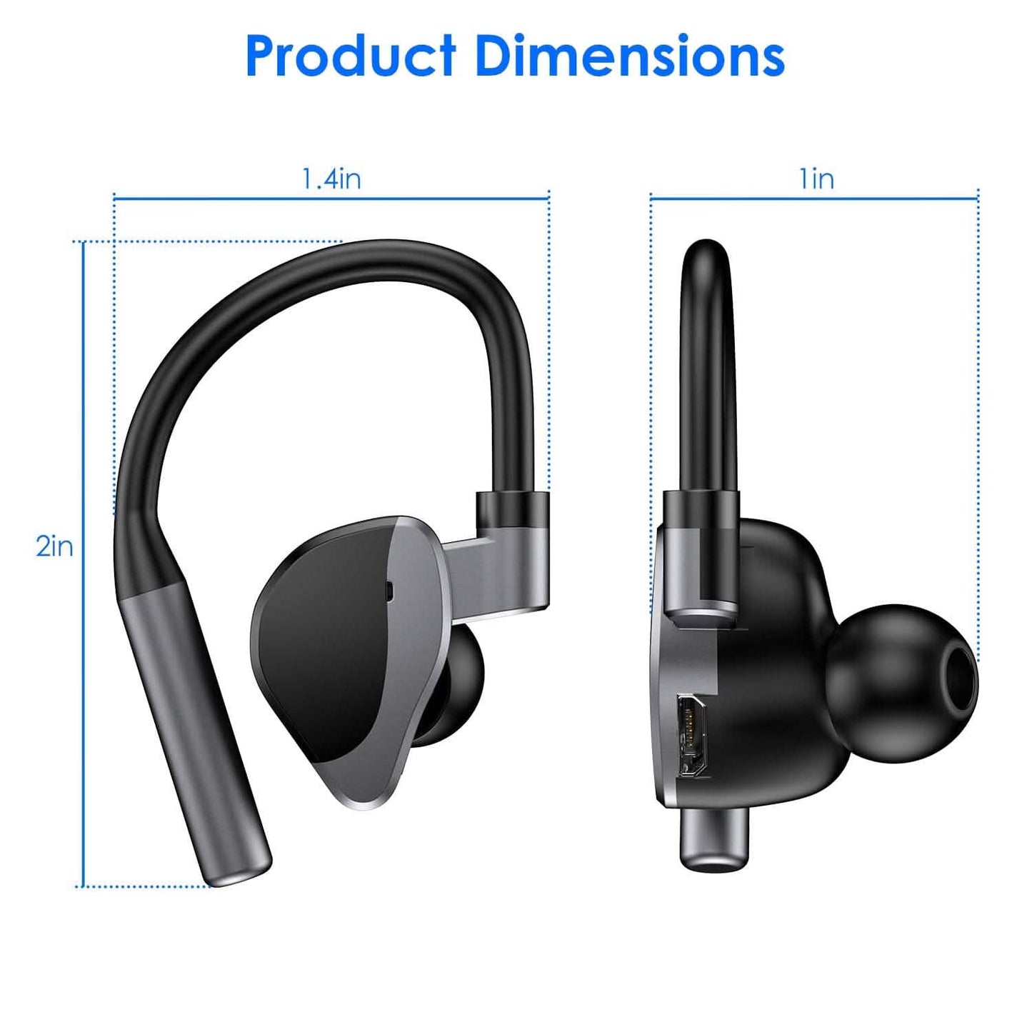 Unilateral Wireless Earpiece