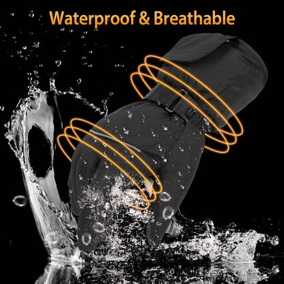 Unisex Battery Powered Heated Waterproof Gloves