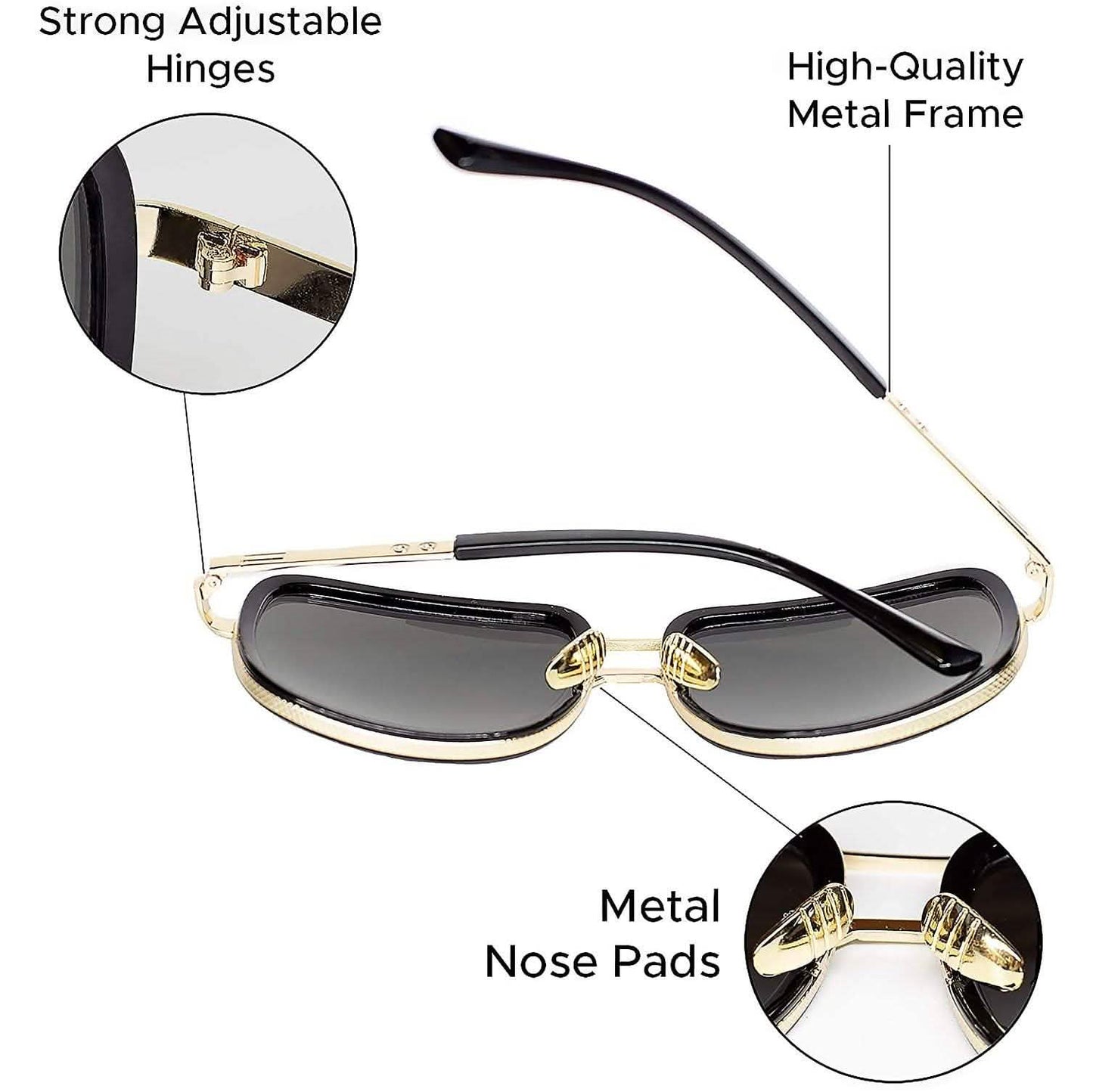 Unisex Big Frame HD Sunglasses