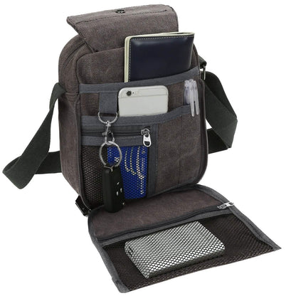 Unisex Crossbody Bags Canvas