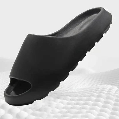 Unisex Soft Slippers, Comfortable Indoor/Outdoor Slide Sandals, Non-slip Textured Design Footwear
