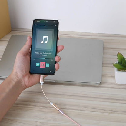 USB-C Type C Adapter Port to 3 .5mm Aux Audio Jack