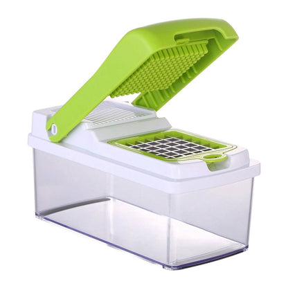 Vegetable Slicer Set with 3 Blades Stainless Steel Food Chopper