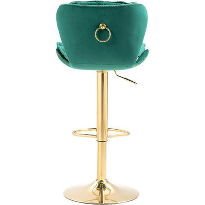 Vintage Swivel Velvet Bar Stools