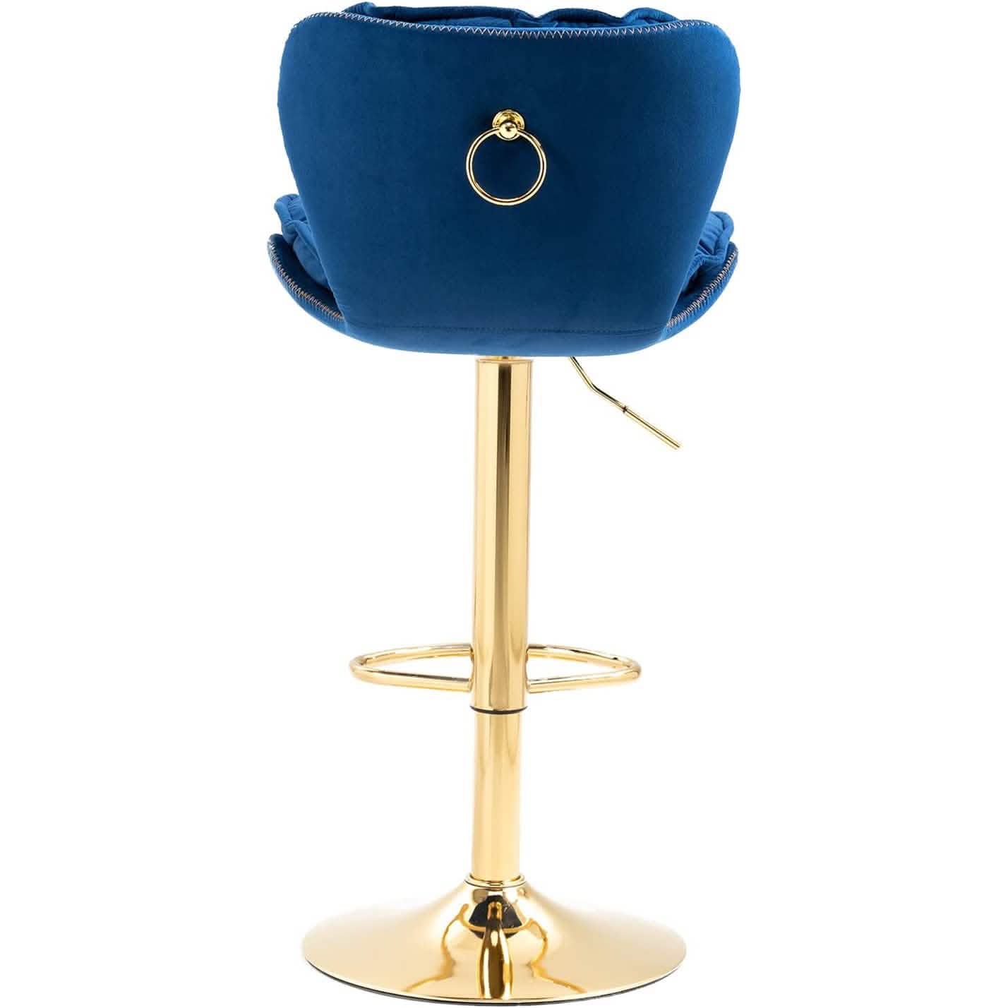 Vintage Swivel Velvet Bar Stools