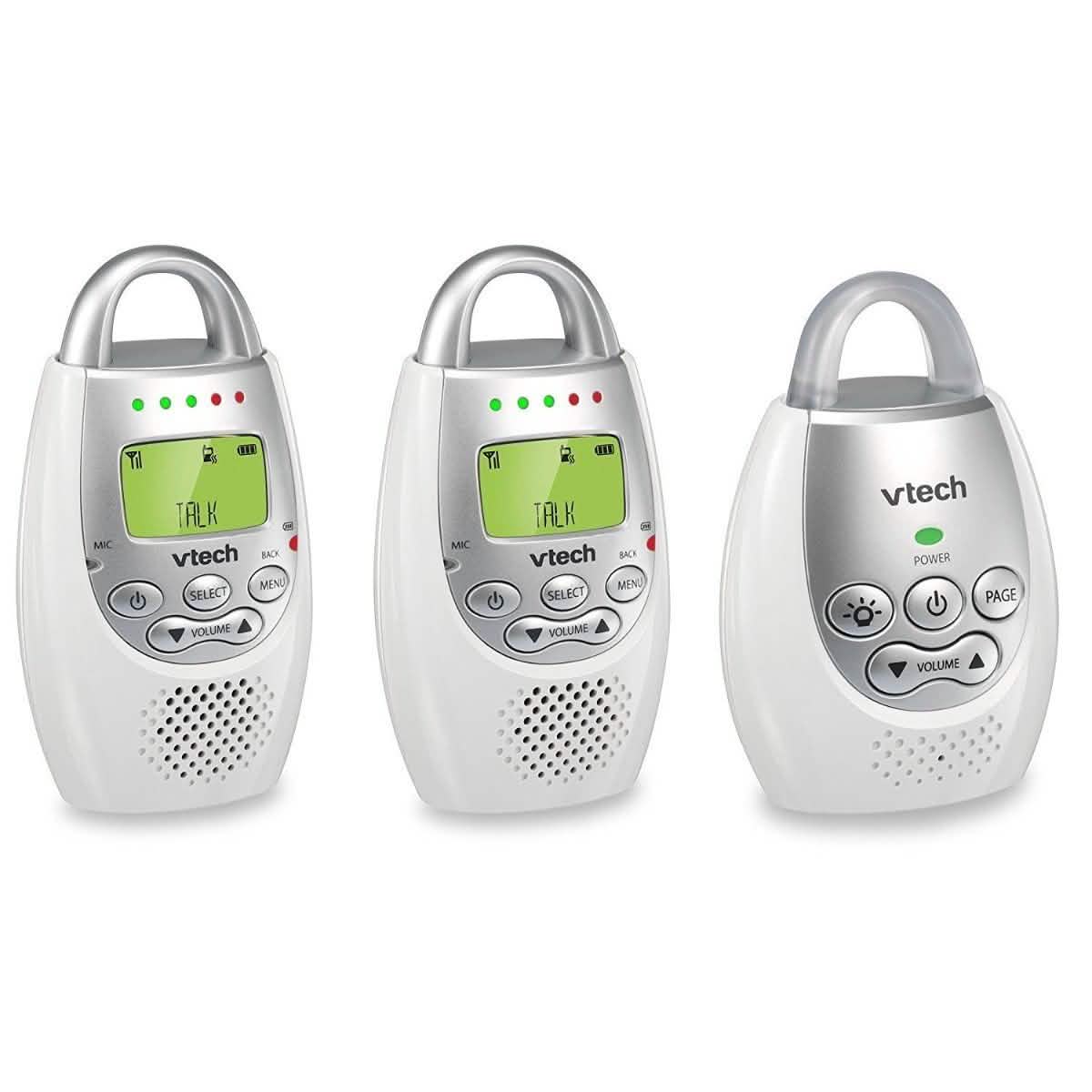 VTech BA72212GY Audio Baby Monitor with 2 Parent Units