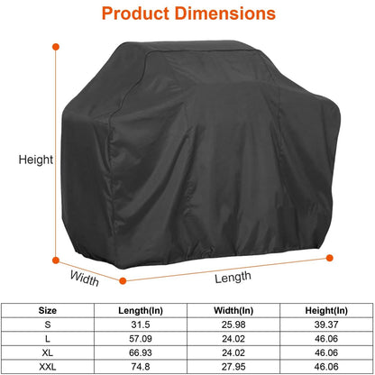 Water-Resistant Heavy Duty BBQ Grill Cover