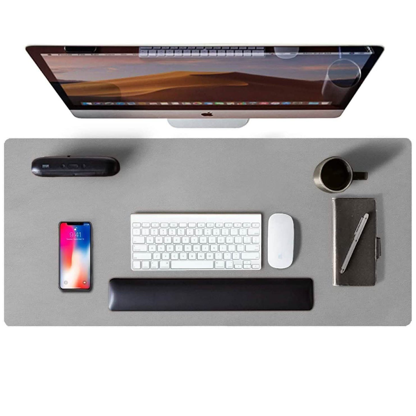 Waterproof Leather Desk Writing Pad for Office and Home