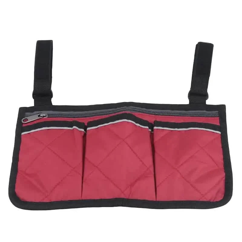 Wheelchair Armrest Organizer Bag