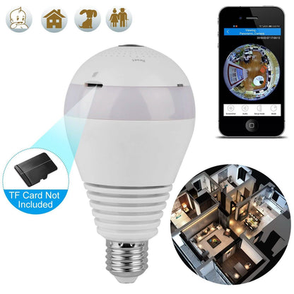 WiFi Light Bulb Camera 960P Security Camera 360°