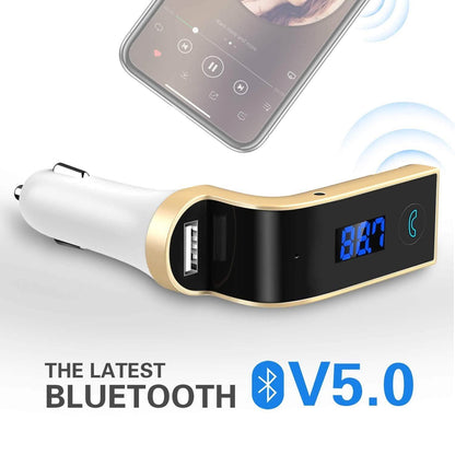 Wireless Bluetooth FM Transmitter Car Kit