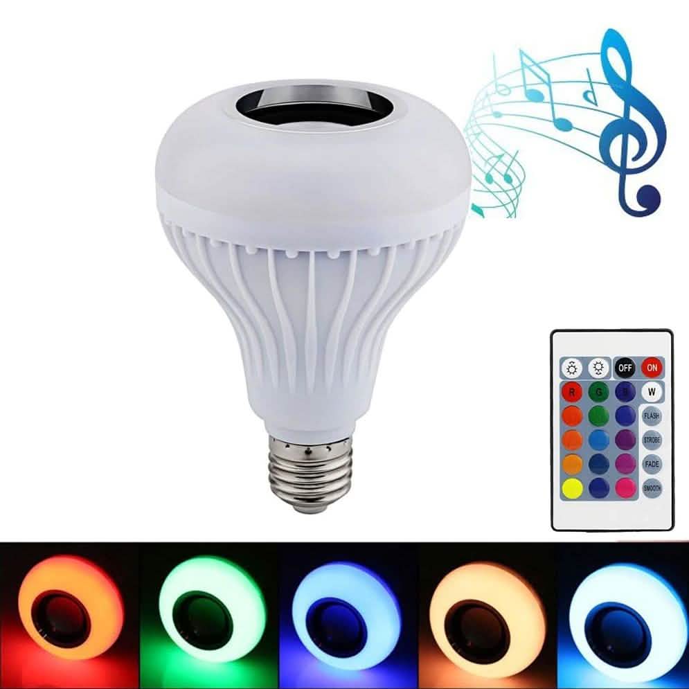 Wireless Bluetooth Multi-Color Light Bulb Speaker