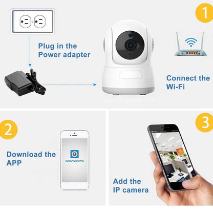 Wireless WIFI Pan Tilt HD Security Network Indoor CCTV IP Camera Night Vision