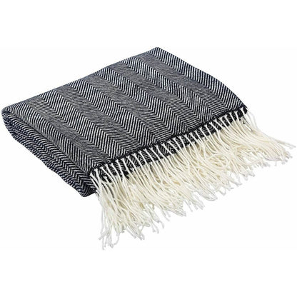 Wisley Home 100% Acrylic Chevron Pattern Throw