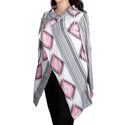 Women Open Front Long Sleeve Cardigan