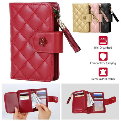 Women PU Leather Clutch Wallet
