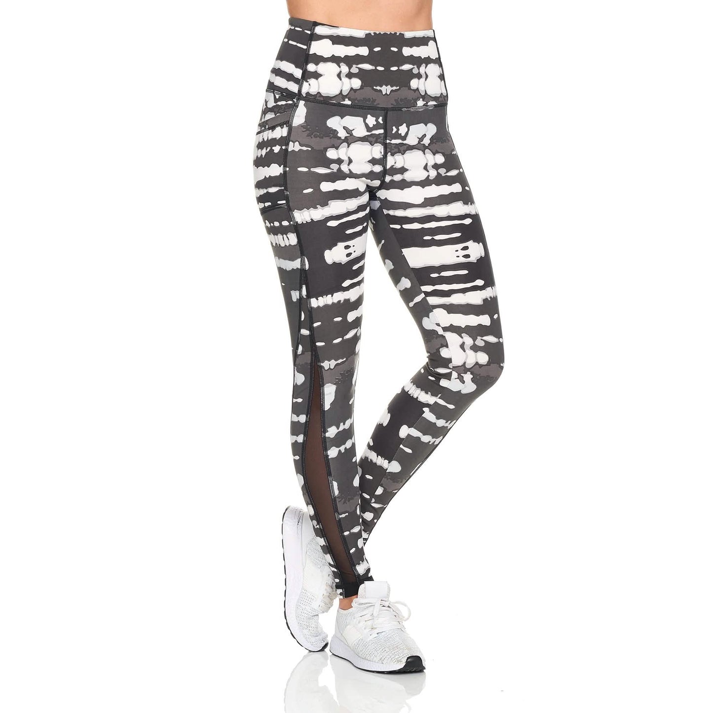 Women's Active High Rise Printed Leggings With Pockets
