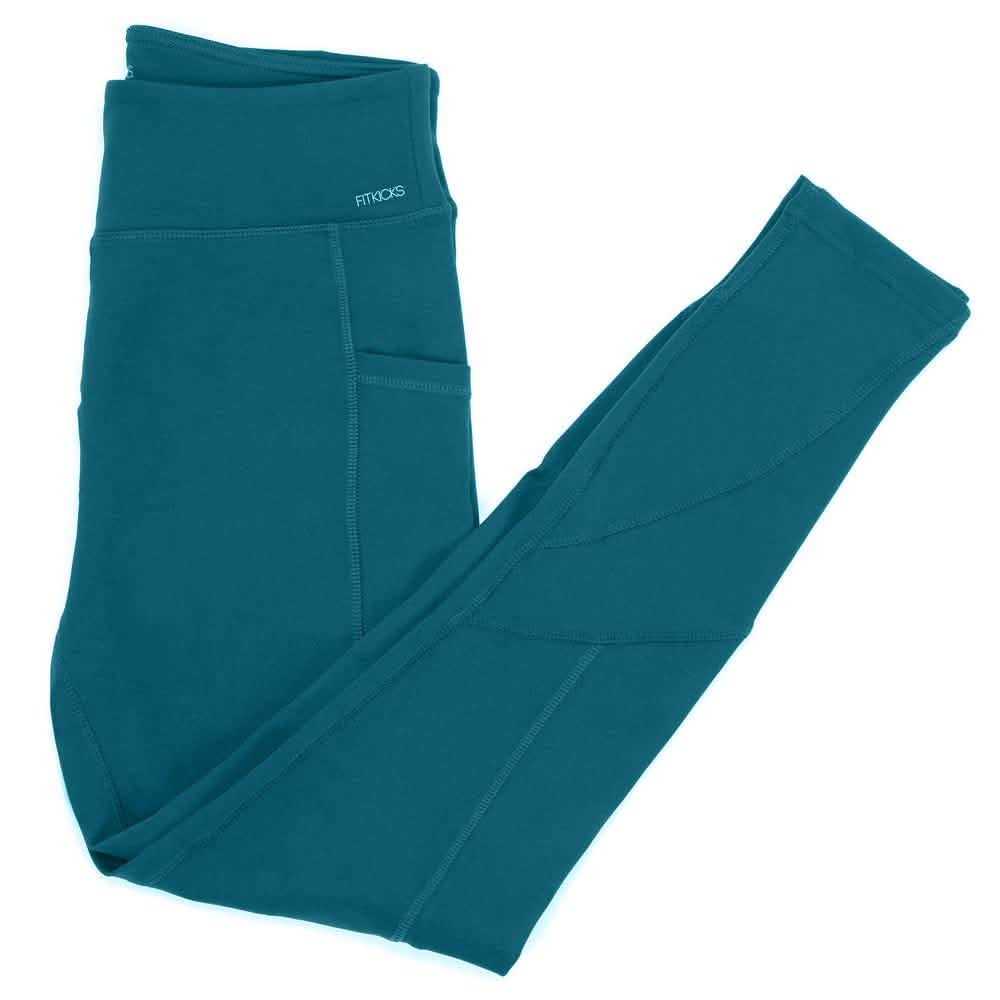 Women's All-Day Active High Waist Full Length Leggings With Side Pockets