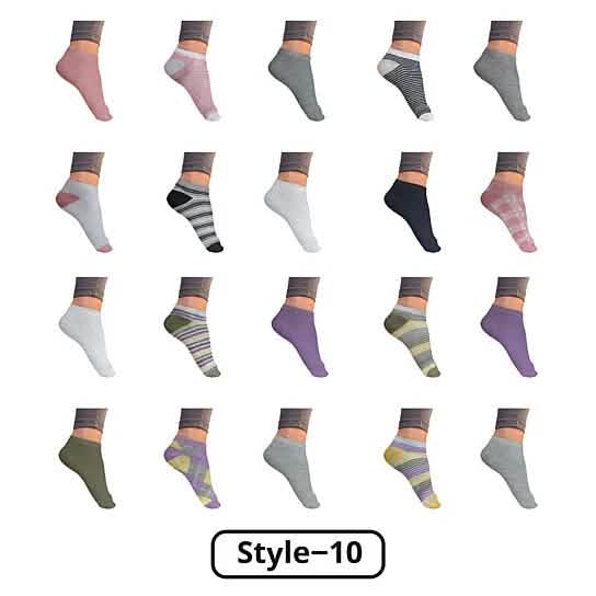 Women’s Breathable Stylish Colorful Fun No Show Low Cut Ankle Socks